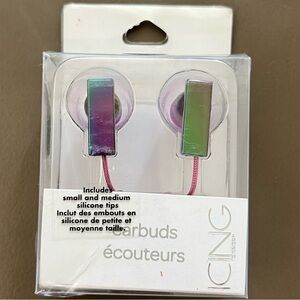 Metallic Ombre finish Wired Multicolor Earbuds